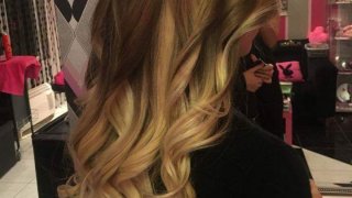 Balayage színezés Invisible Tape technikával