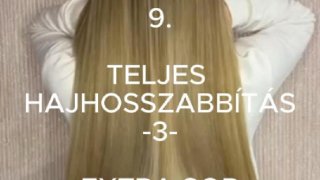 9 Invisible WEFT - Teljes hajhosszabbítás -3 - Extra sor