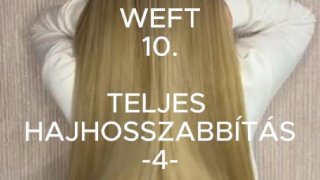 10 Invisible WEFT - Teljes hajhosszabbítás -4