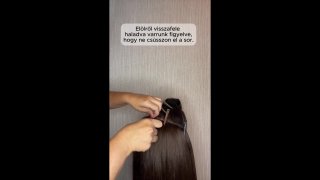 11 Invisible WEFT - Teljes hajhosszabbítás-5