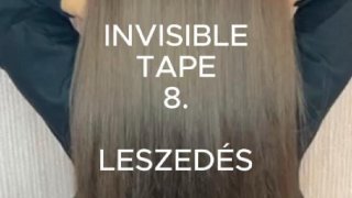 8 Invisible Tape - Teljes fej hajhosszabbítása 7