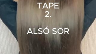 2 Invisible Tape - Teljes fej hajhosszabbítása 1
