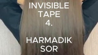 4 Invisible Tape - Teljes fej hajhosszabbítása 3