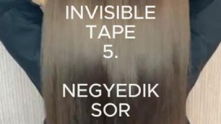 5 Invisible Tape - Teljes fej hajhosszabbítása 4