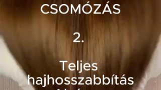 2 Mikro-csomózas - Teljes hajhosszabbítás 1.