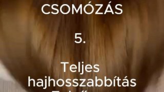 5 Mikro-csomózás - Teljes hajhosszabbítás 4.
