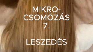 7 Mikro-csomózás - Leszedés